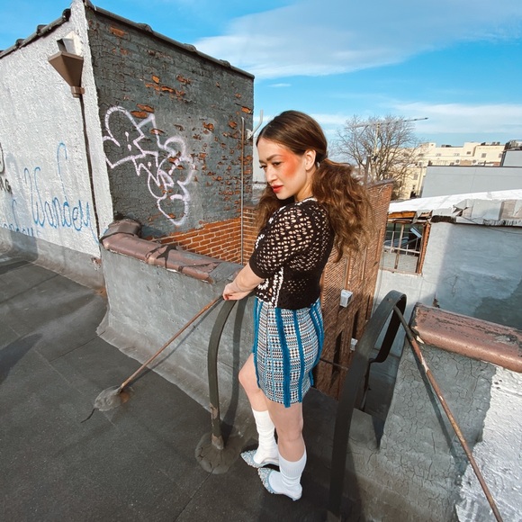 🕊Textured Mini Skirt🕊 - Picture 3 of 5